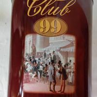 Grande rara scatola di latta Club 99 caffè 