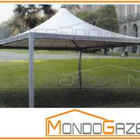Gazebo 5x5 WIND travi 8x8cm con grondaia