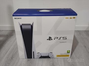PS5 con lettore disco