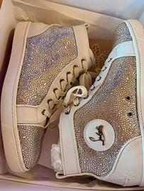 Christian louboutin louis sneakers strass