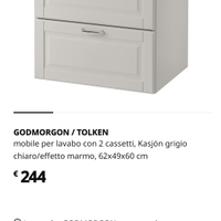 Mobiletto bagno godmorgon Ikea