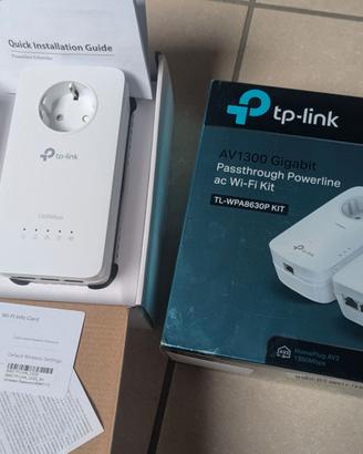 Kit Powerline e Wifi Ac1350 extender