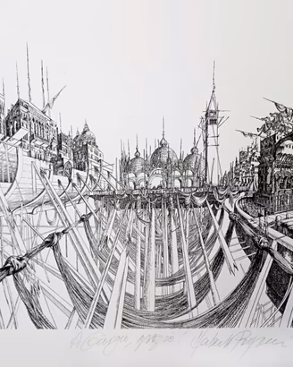 Venezia - veduta surreale 1986