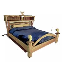 letto legno massello arte povera mito Grecia