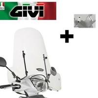 PARABREZZA GIVI 107A + KIT PIAGGIO LIBERTY 50 125