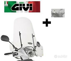 PARABREZZA GIVI 107A + KIT PIAGGIO LIBERTY 50 125