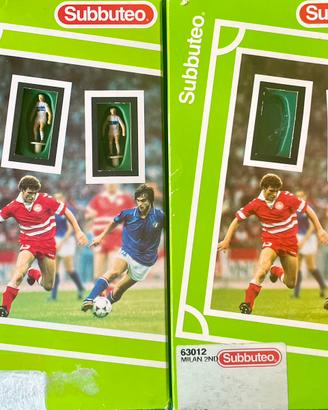 Coppia squadre Subbuteo lw Inter 2nd & Milan 2nd