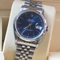 Rolex Datejust 16234 - Full Set Quadrante Blu