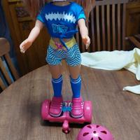Bambola Nancy con hoverboard e accessori