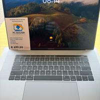 Macbook pro fine 2018 i7 6 core 16 gb ram nvme ssd