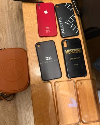 Iphone Xr e 6 cover firmate e trasparenti