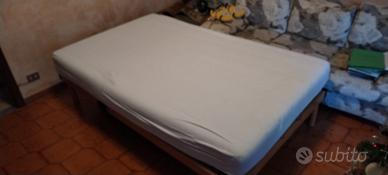 Letto 1 piazza e mezza + rete motorizzata