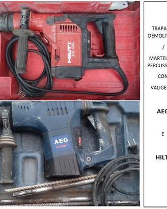 Martello pneumatico / a percussione AEG e HILTI