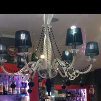 lampadario vetro m.