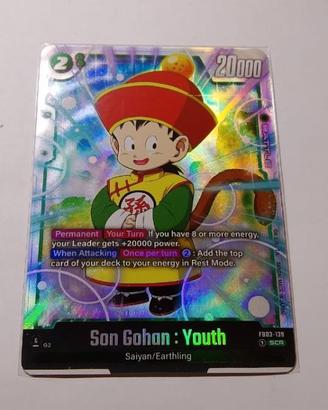 carta secret rare FB03 139 Son Gohan