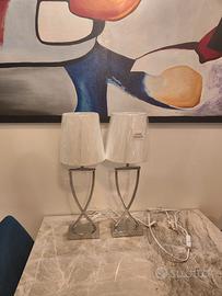 Lampade da tavolo cromate