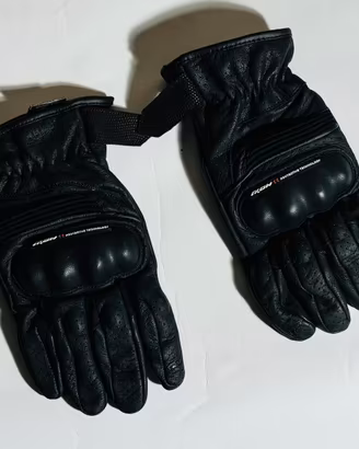 Guanti pelle estivi neri taglia M