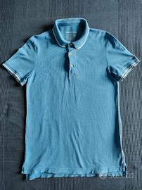 Polo Calvin Klein Jeans blu chiaro