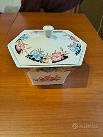 contenitore in porcellana decorata a mano Limoges 