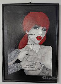 Quadro contemporaneo arte erotica