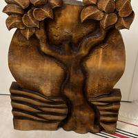 Scultura in legno massello