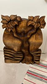 Scultura in legno massello