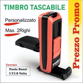 timbro tascabile personalizzato