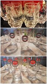 LOTTO BOCCALI/BICCHIERI BIRRA 70/80 ANNI