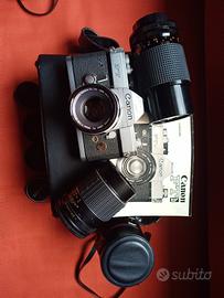 Canon Ft Ql con tre obiettivi 