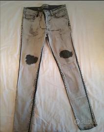 
Jeans Closed grigio chiaro strappati attillati M