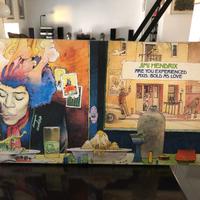 Jimi Hendrix stampa su tela di LP RARA