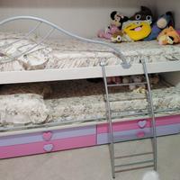 letto doppio cameretta bambina