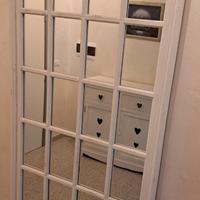 Specchio legno decapato