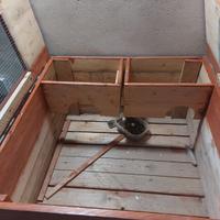Terrario con ruote 95x95h60