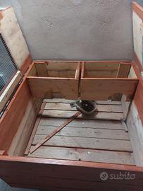 Terrario con ruote 95x95h60