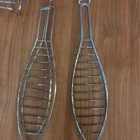 Set barbecue 1 griglia rettangolare e 2 pesce