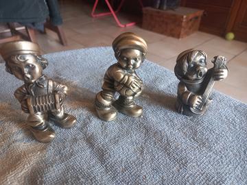 statuine Peltro argentato
