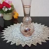 Vaso porta fiori 💐 periodo vintage  vetro traspar