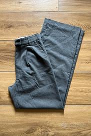 Pantaloni grigi Bershka Dad Pants da donna