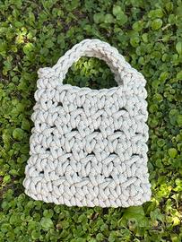 Borsa all’uncinetto minibag