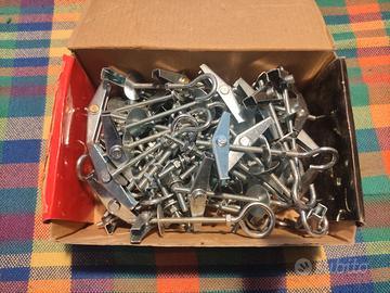 50 Tasselli a paracadute nuovi tre misure