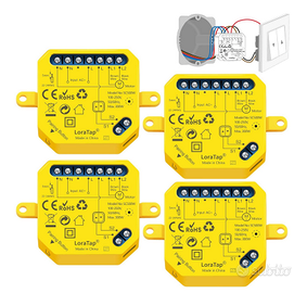 LoraTap Interruttore Tapparelle WiFi, 4pz
