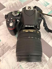 Nikon D5300 obiettivo Nikkor 18-105 VR Reflex digi