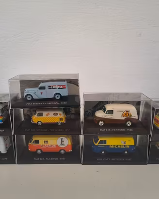 collezione furgoncini 1:43 11 pz