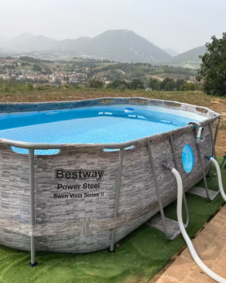 Piscina Bestway Power steel 4,27x2,5x 1 mt