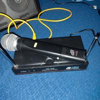 Radio microfoni + Microfoni Shure Db Ecc.