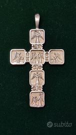 Croce pettorale "Cruz Molina" Ag. 925