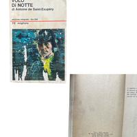 Libro vintage lettura Volo di notte