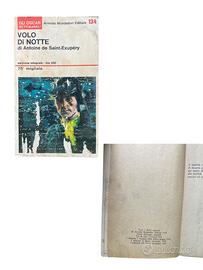 Libro vintage lettura Volo di notte