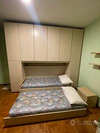 Camera da letto con armadio + scrivania